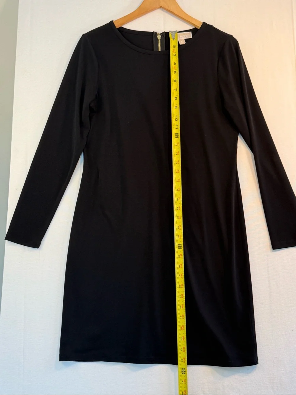 Michael Kors Black Long Sleeve Shift Dress - Classic Women's Dress Sz Medium